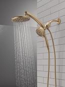 Multi Function Showerhead in Lumicoat Champagne Bronze 