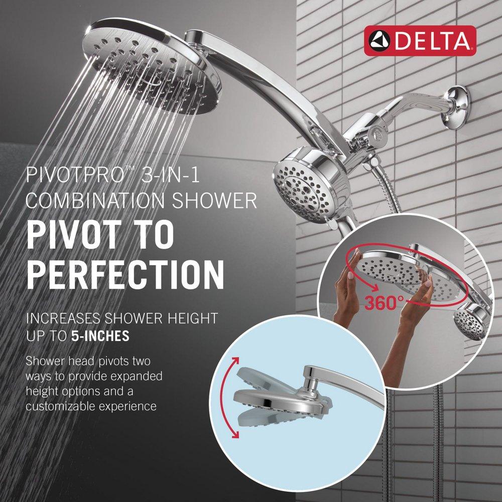 Multi Function Showerhead in Lumicoat&reg; Polished Nickel 