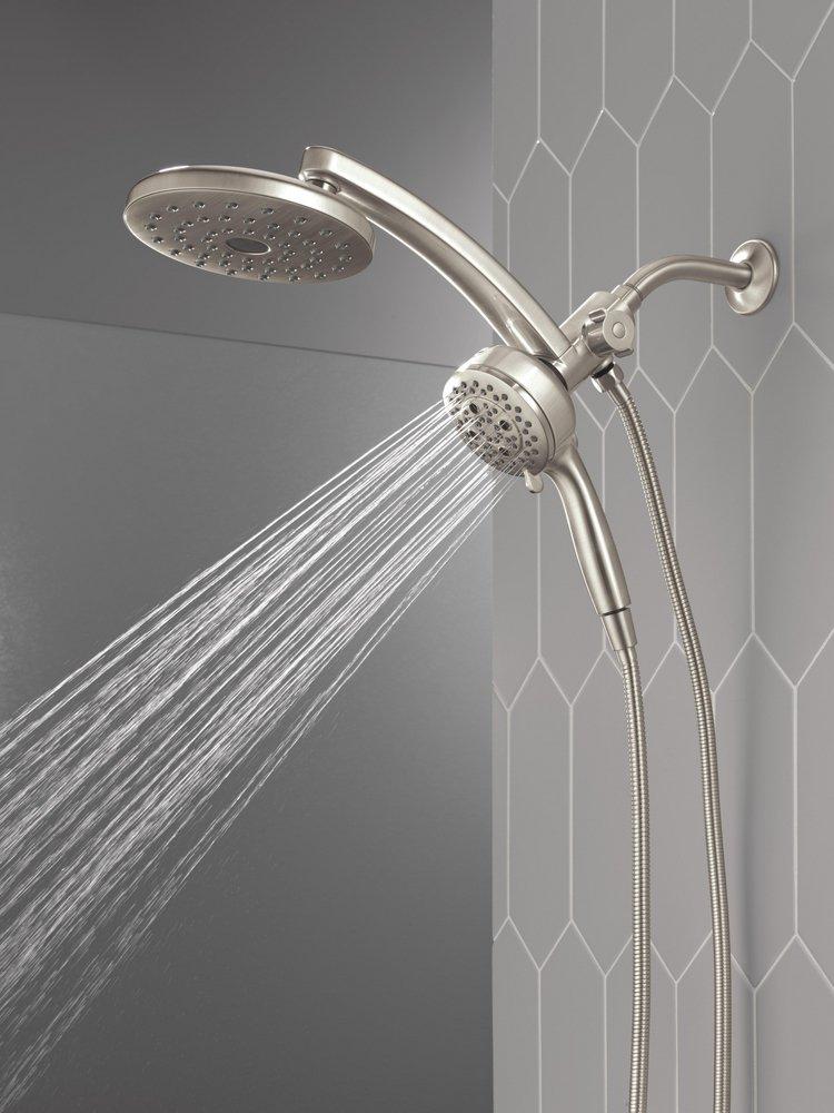 Multi Function Showerhead in Lumicoat Stainless 
