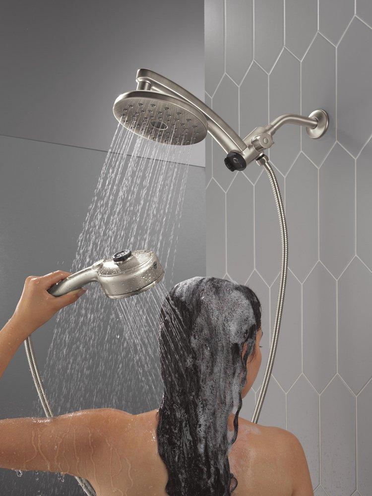 Multi Function Showerhead in Lumicoat Stainless 