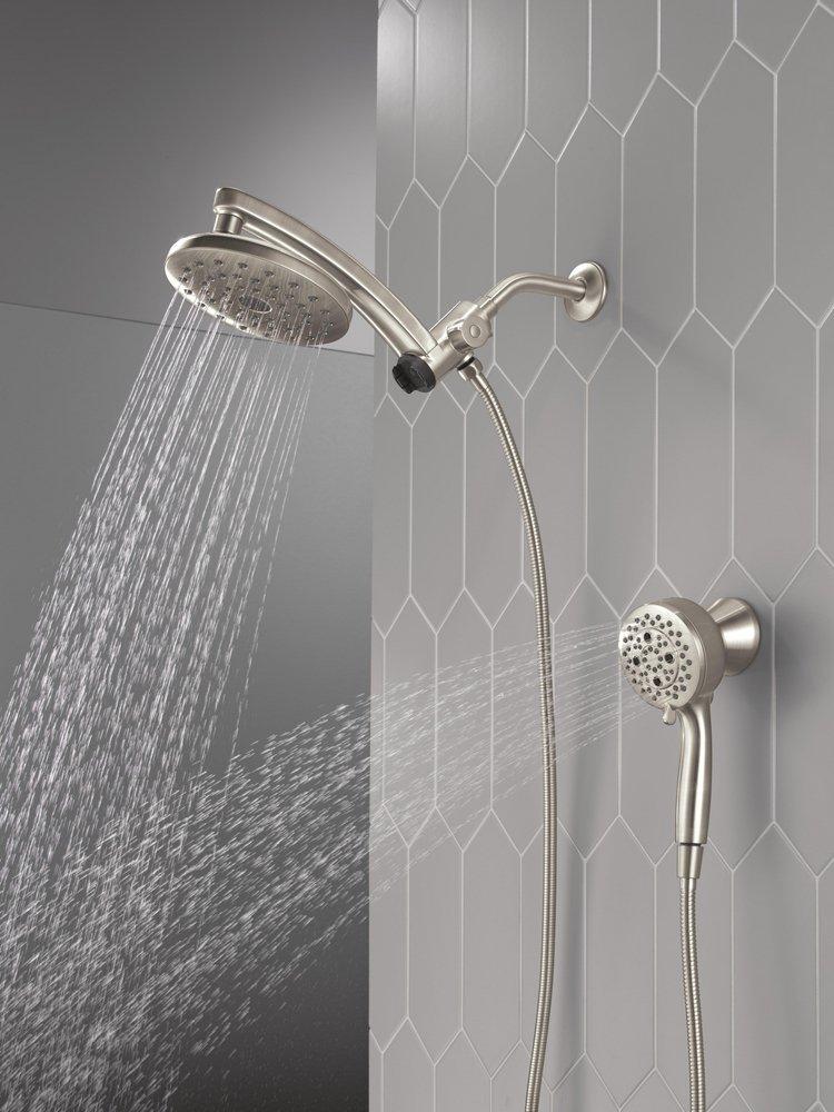 Multi Function Showerhead in Lumicoat Stainless 