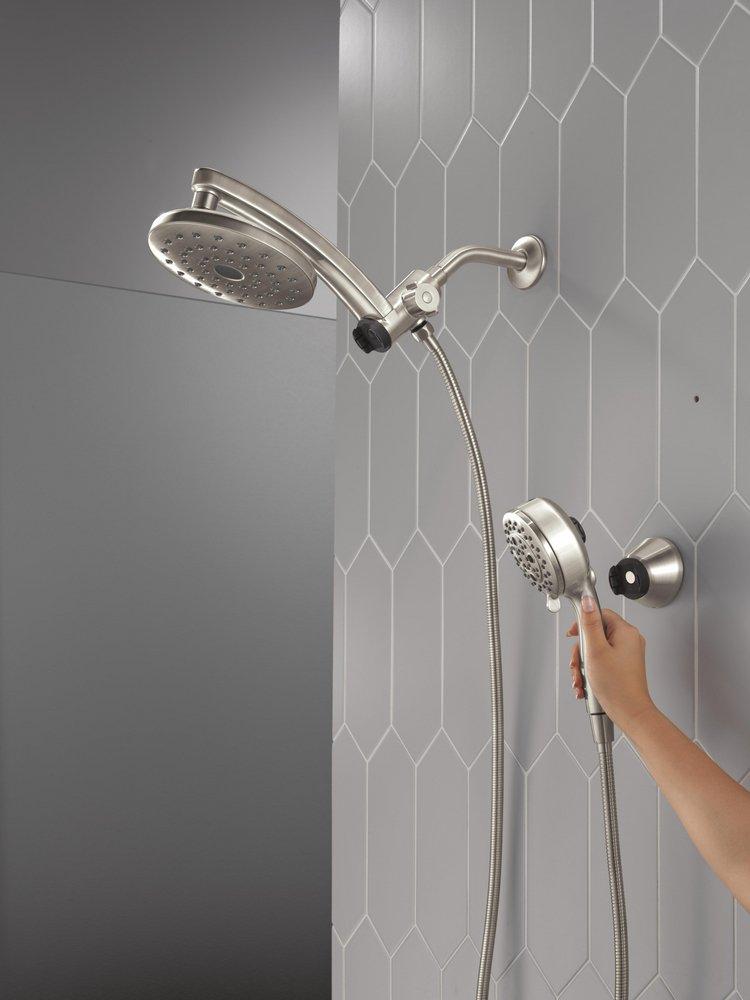 Multi Function Showerhead in Lumicoat Stainless 