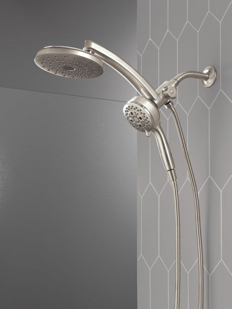 Multi Function Showerhead in Lumicoat Stainless 