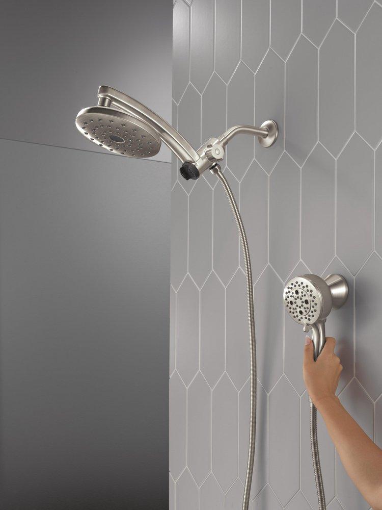 Multi Function Showerhead in Lumicoat Stainless 