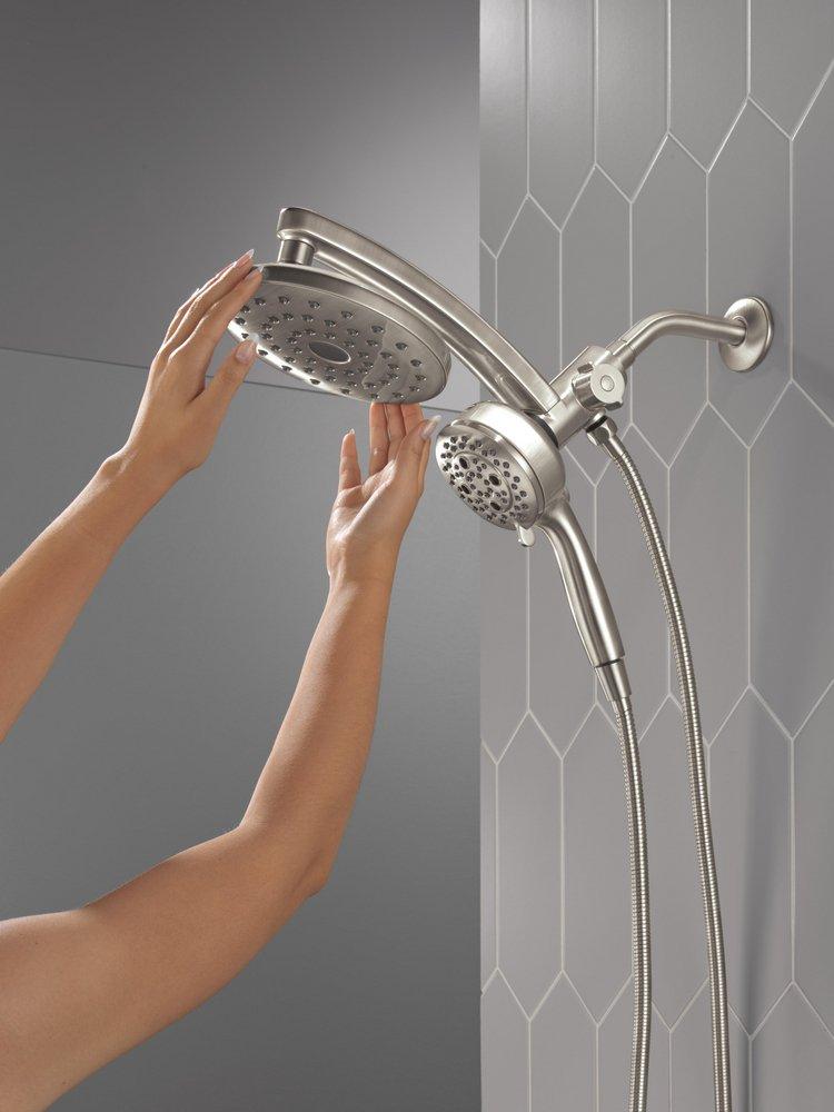Multi Function Showerhead in Lumicoat Stainless 