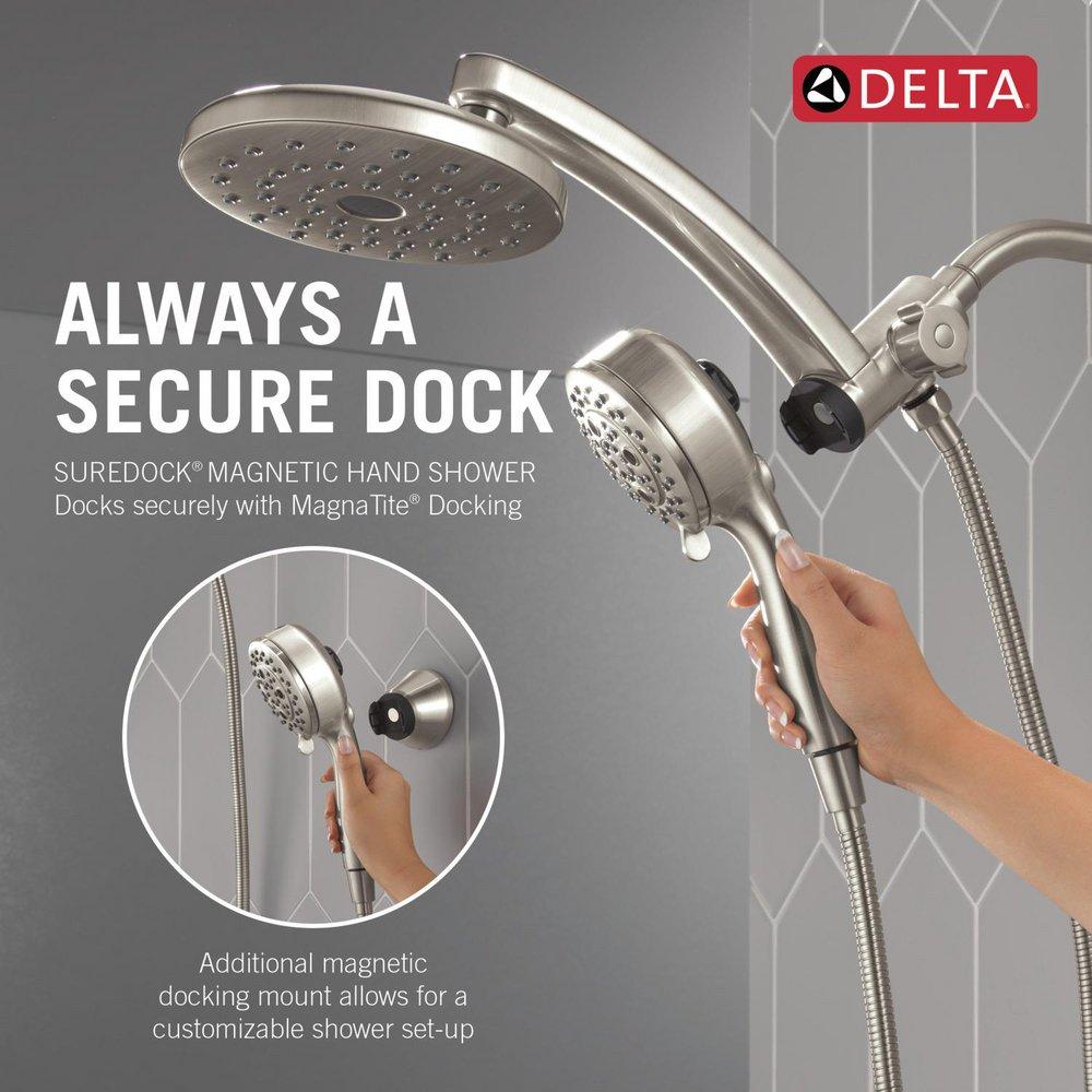 Multi Function Showerhead in Lumicoat Stainless 