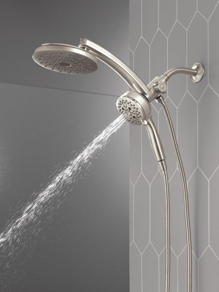Multi Function Showerhead in Lumicoat Stainless 