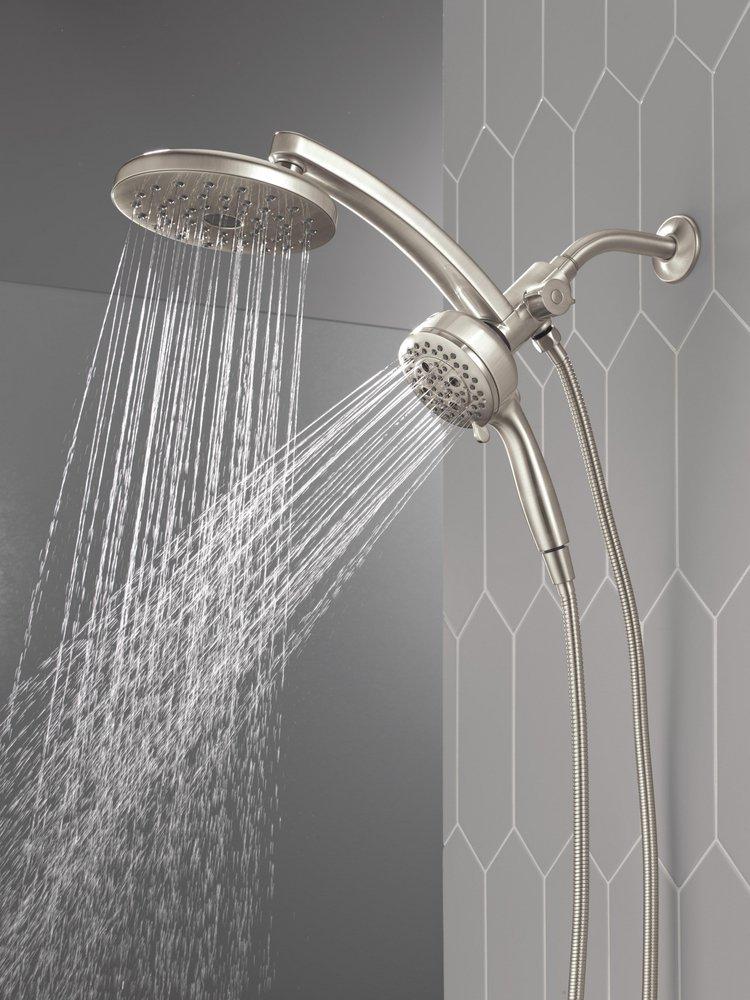 Multi Function Showerhead in Lumicoat Stainless 