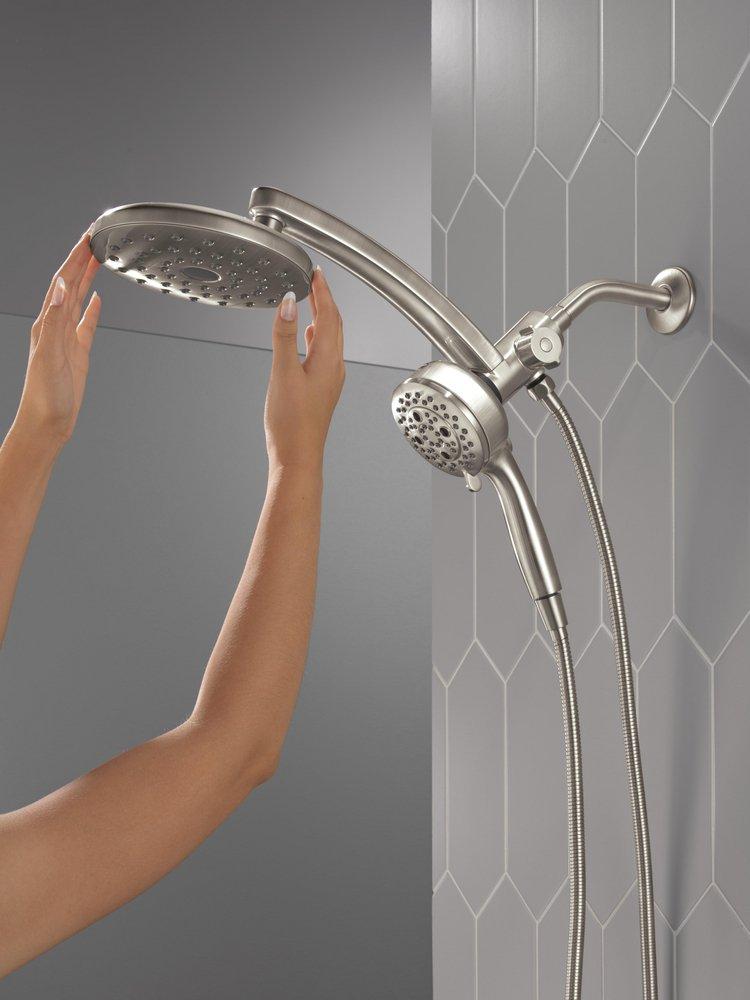 Multi Function Showerhead in Lumicoat Stainless 