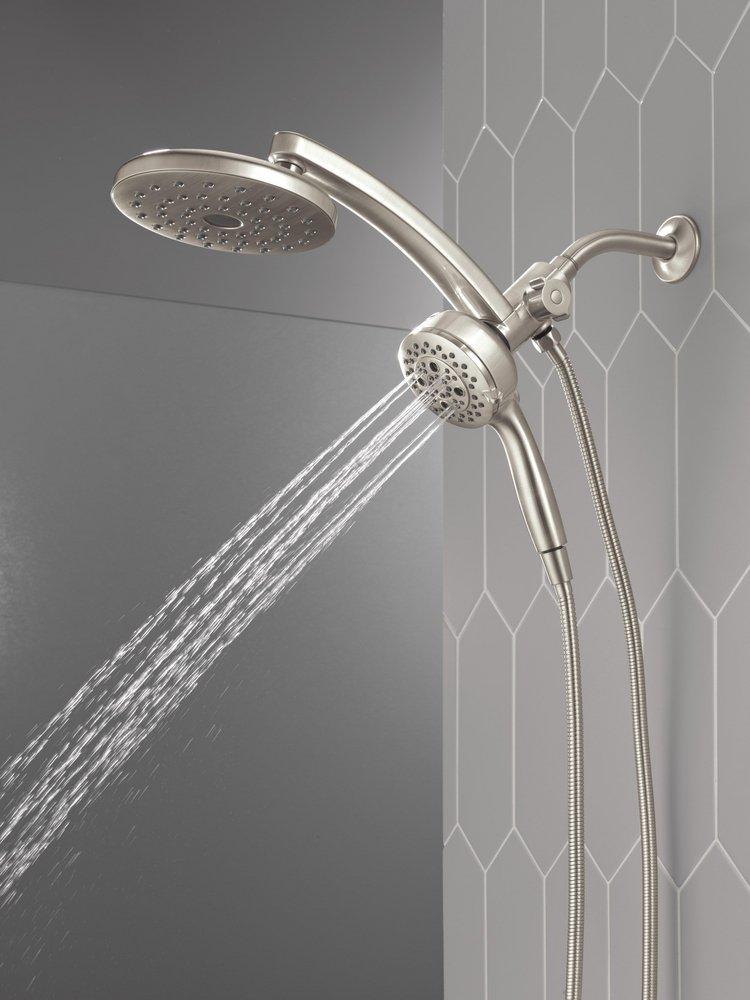 Multi Function Showerhead in Lumicoat Stainless 