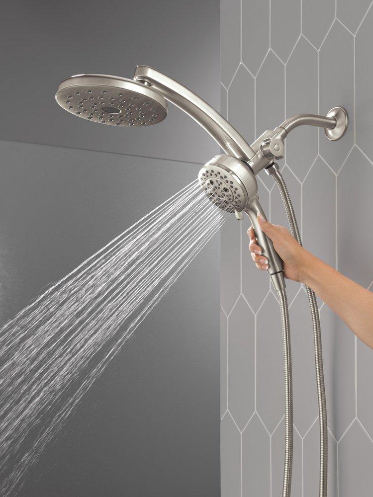 Multi Function Showerhead in Lumicoat Stainless 