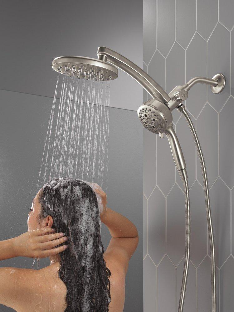Multi Function Showerhead in Lumicoat Stainless 