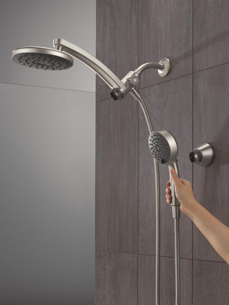 Multi Function Showerhead in SpotShield Brushed Nickel 