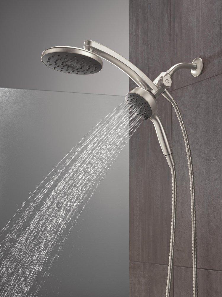 Multi Function Showerhead in SpotShield Brushed Nickel 