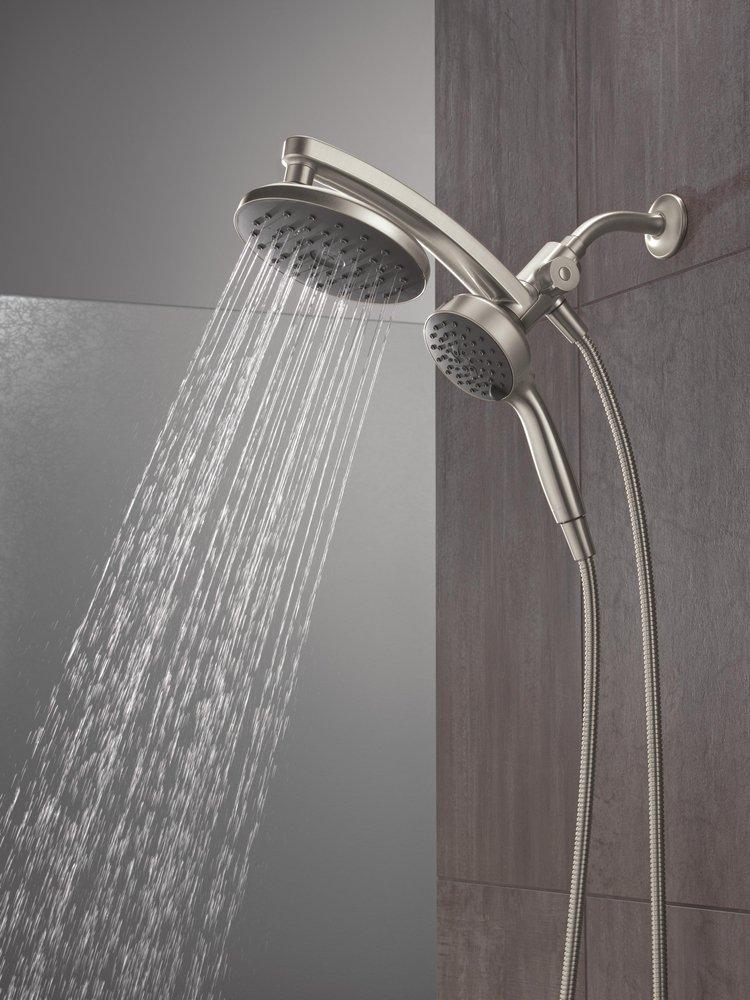 Multi Function Showerhead in SpotShield Brushed Nickel 