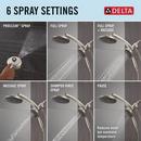 Multi Function Showerhead in SpotShield Brushed Nickel 