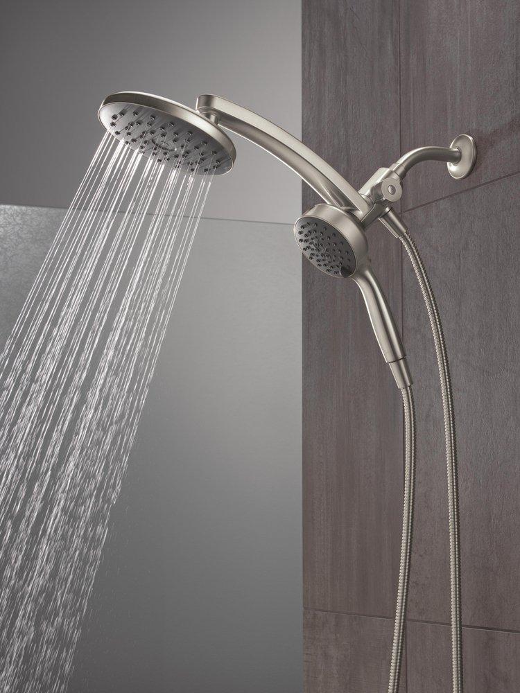 Multi Function Showerhead in SpotShield Brushed Nickel 