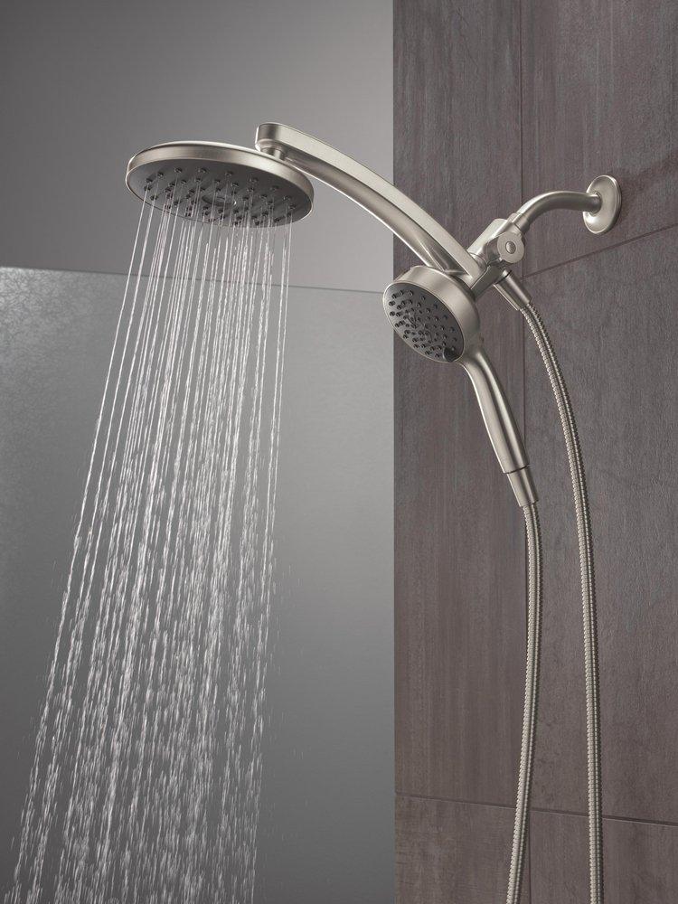 Multi Function Showerhead in SpotShield Brushed Nickel 