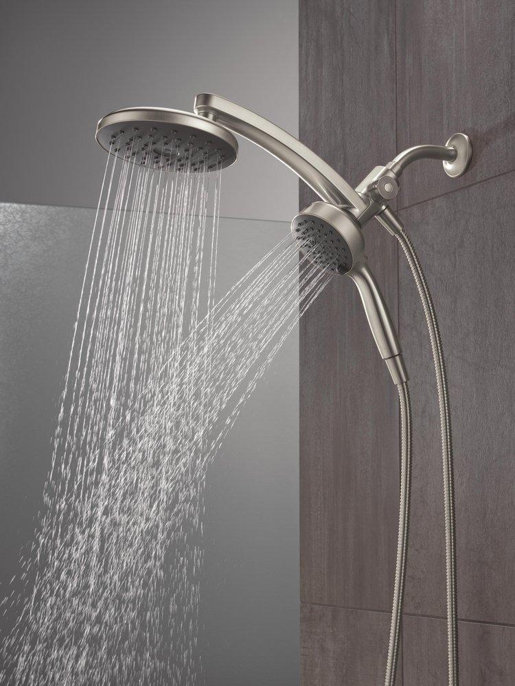 Multi Function Showerhead in SpotShield Brushed Nickel 