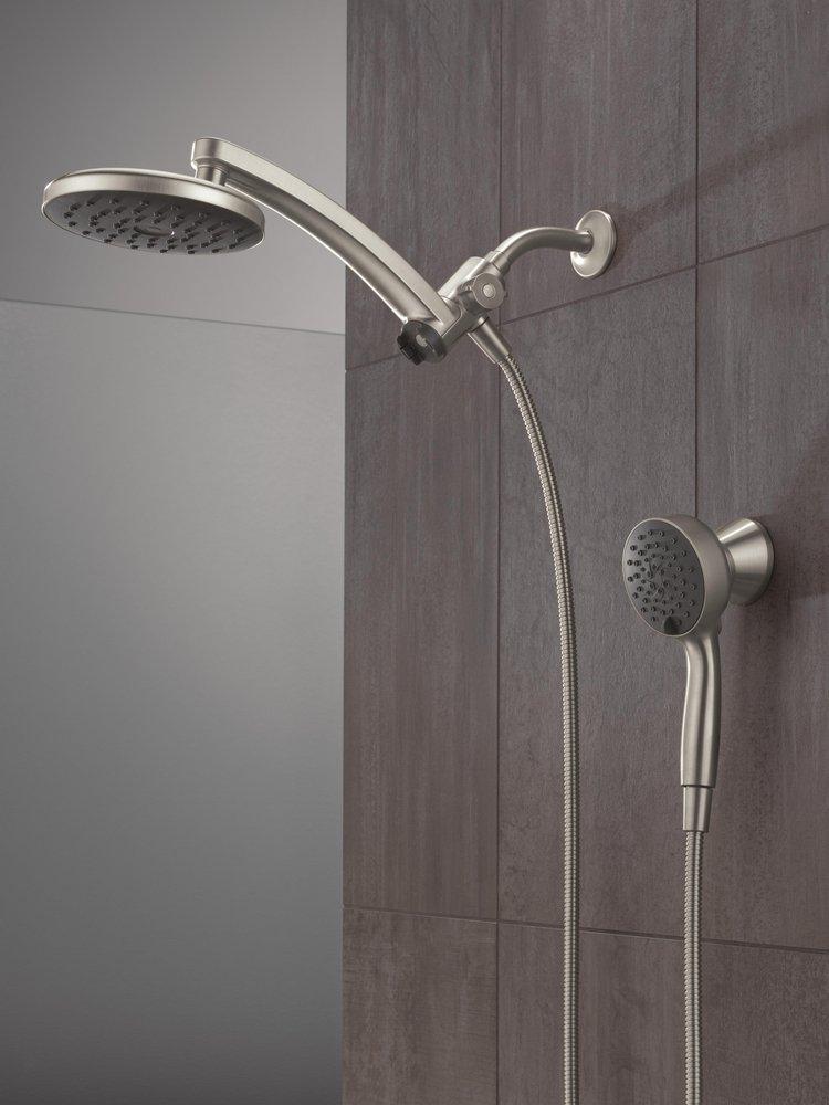 Multi Function Showerhead in SpotShield Brushed Nickel 