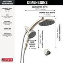 Multi Function Showerhead in SpotShield Brushed Nickel 