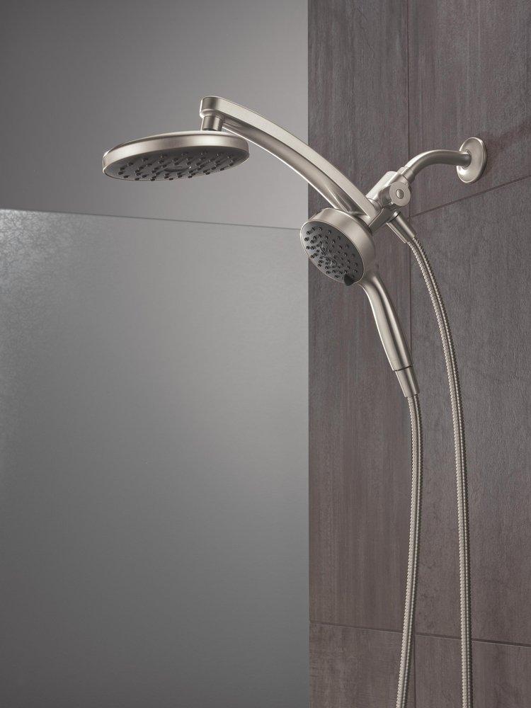 Multi Function Showerhead in SpotShield Brushed Nickel 