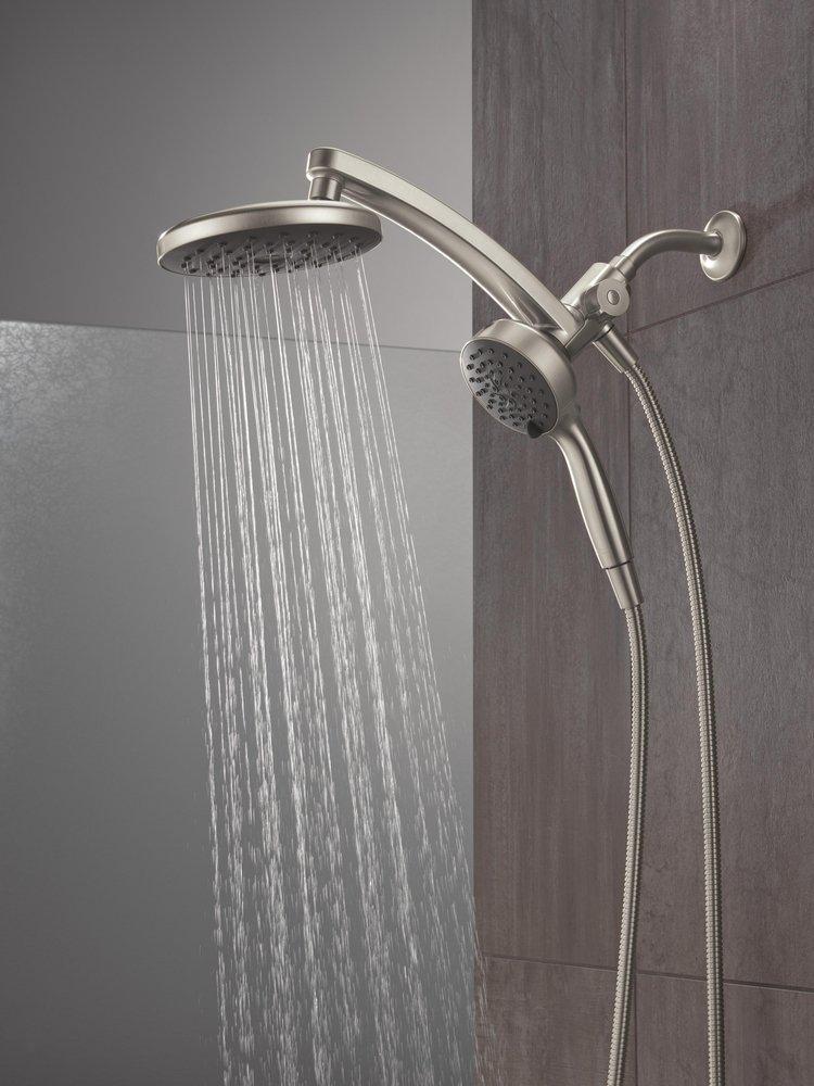 Multi Function Showerhead in SpotShield Brushed Nickel 