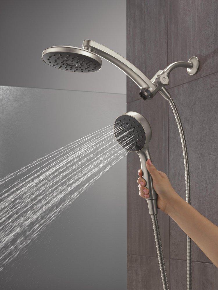 Multi Function Showerhead in SpotShield Brushed Nickel 