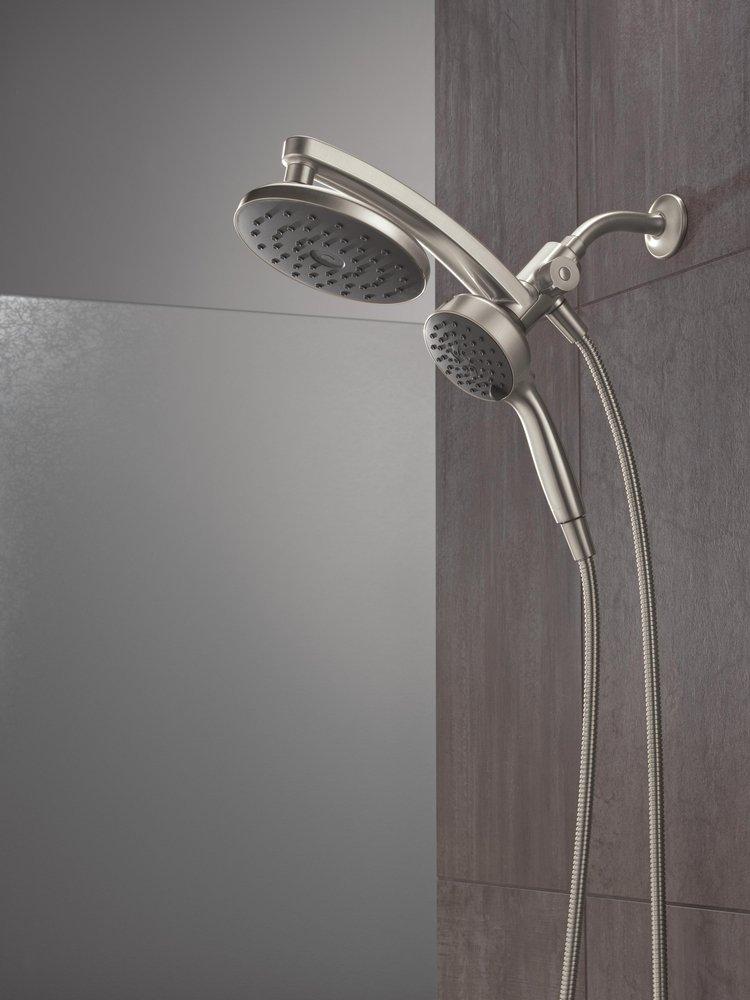 Multi Function Showerhead in SpotShield Brushed Nickel 