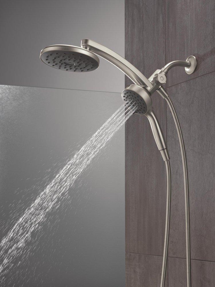 Multi Function Showerhead in SpotShield Brushed Nickel 