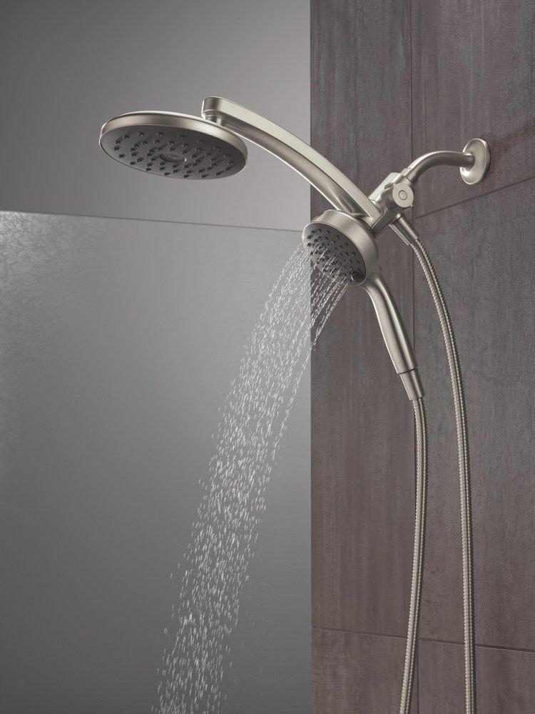 Multi Function Showerhead in SpotShield Brushed Nickel 