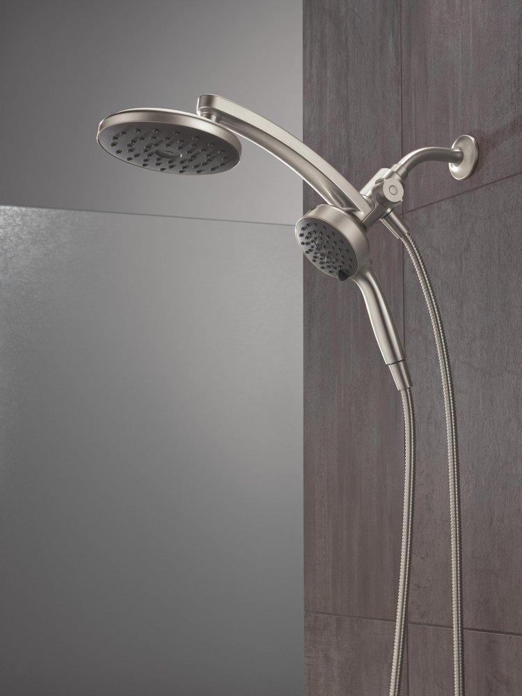 Multi Function Showerhead in SpotShield Brushed Nickel 
