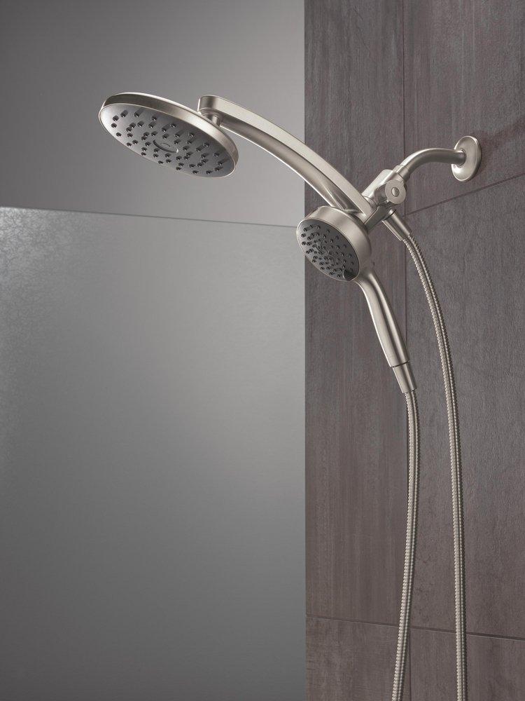 Multi Function Showerhead in SpotShield Brushed Nickel 