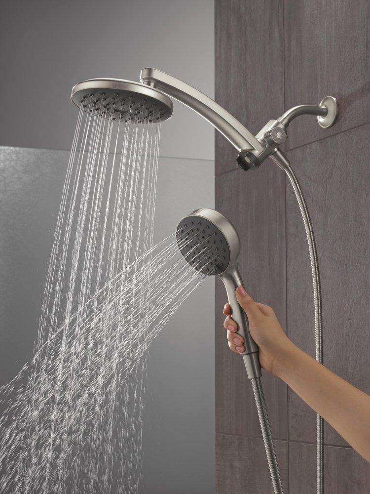 Multi Function Showerhead in SpotShield Brushed Nickel 
