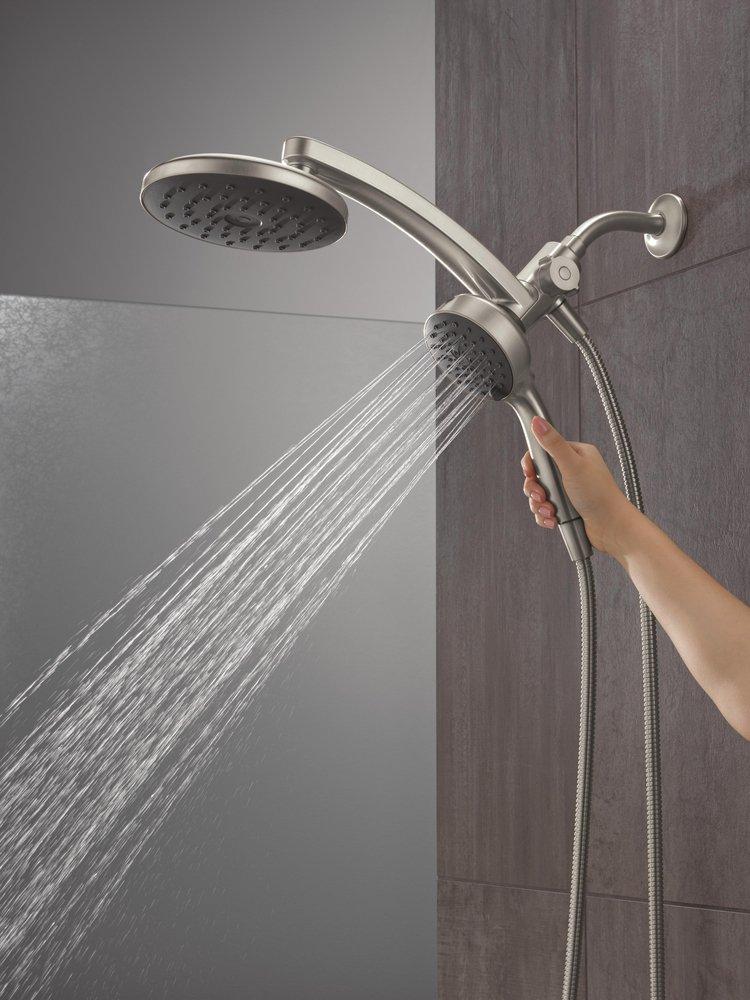 Multi Function Showerhead in SpotShield Brushed Nickel 