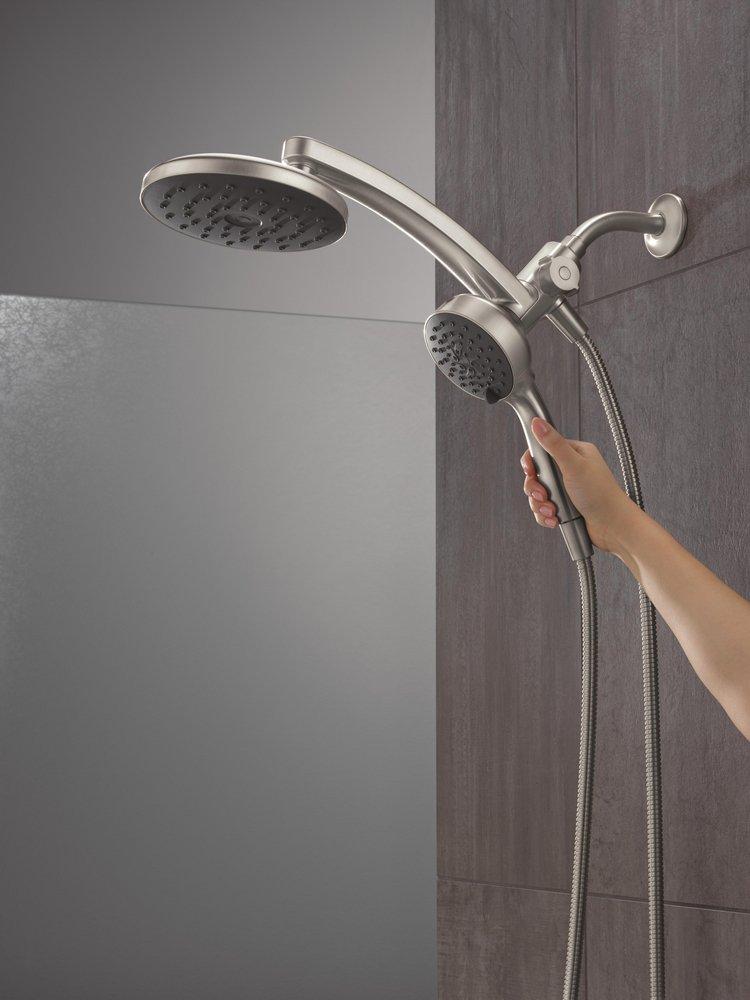 Multi Function Showerhead in SpotShield Brushed Nickel 