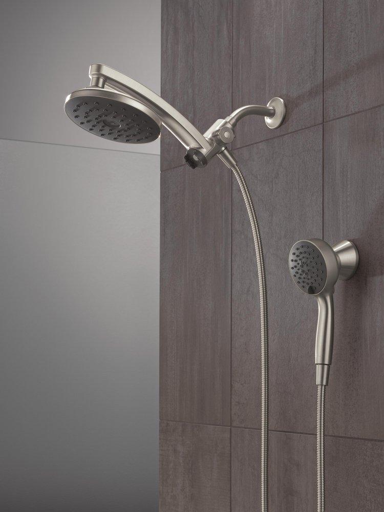 Multi Function Showerhead in SpotShield Brushed Nickel 