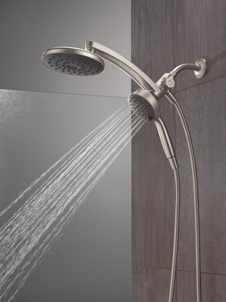 Multi Function Showerhead in SpotShield Brushed Nickel 