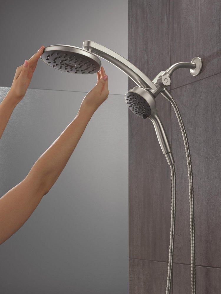 Multi Function Showerhead in SpotShield Brushed Nickel 