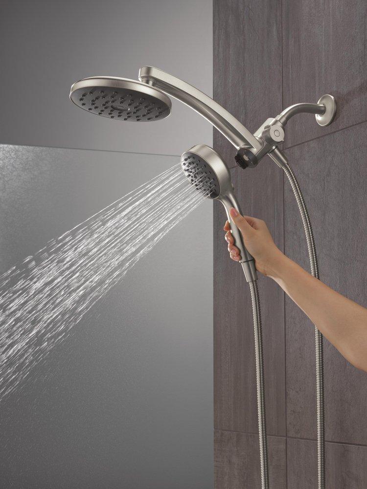 Multi Function Showerhead in SpotShield Brushed Nickel 