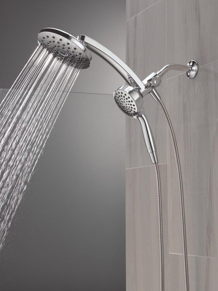 DELTA UNIVERSAL SHOWERING COMPONENTS: PIVOTPRO 3-IN-1 COMBINATION SHOWER 