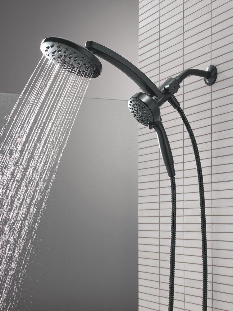Multi Function Showerhead in Matte Black 