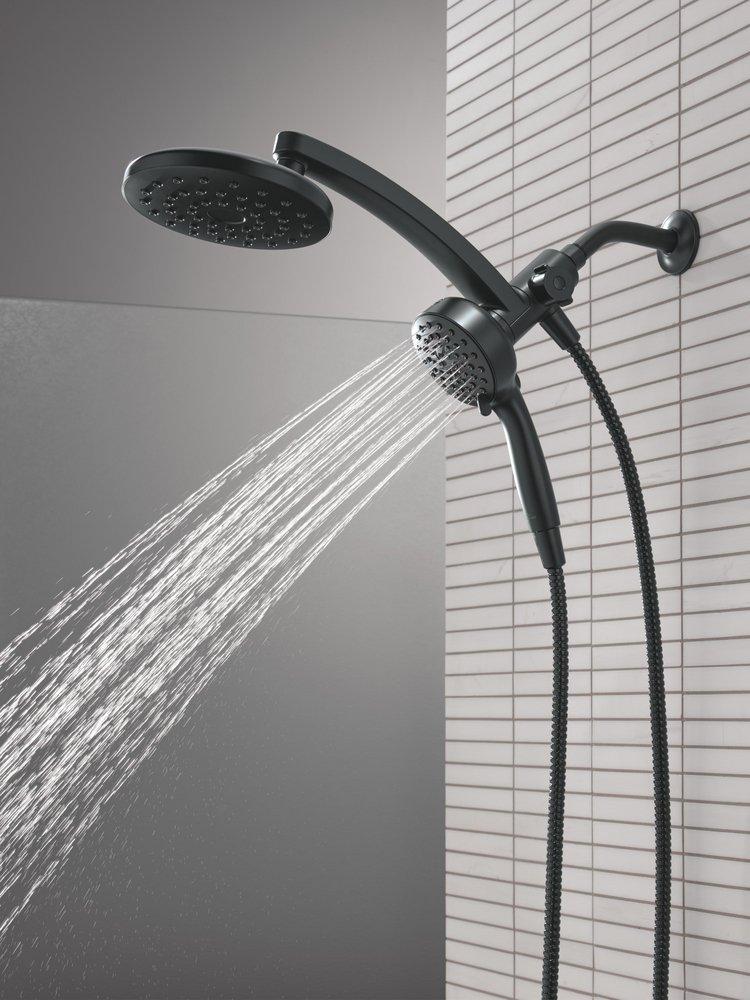 Multi Function Showerhead in Matte Black 