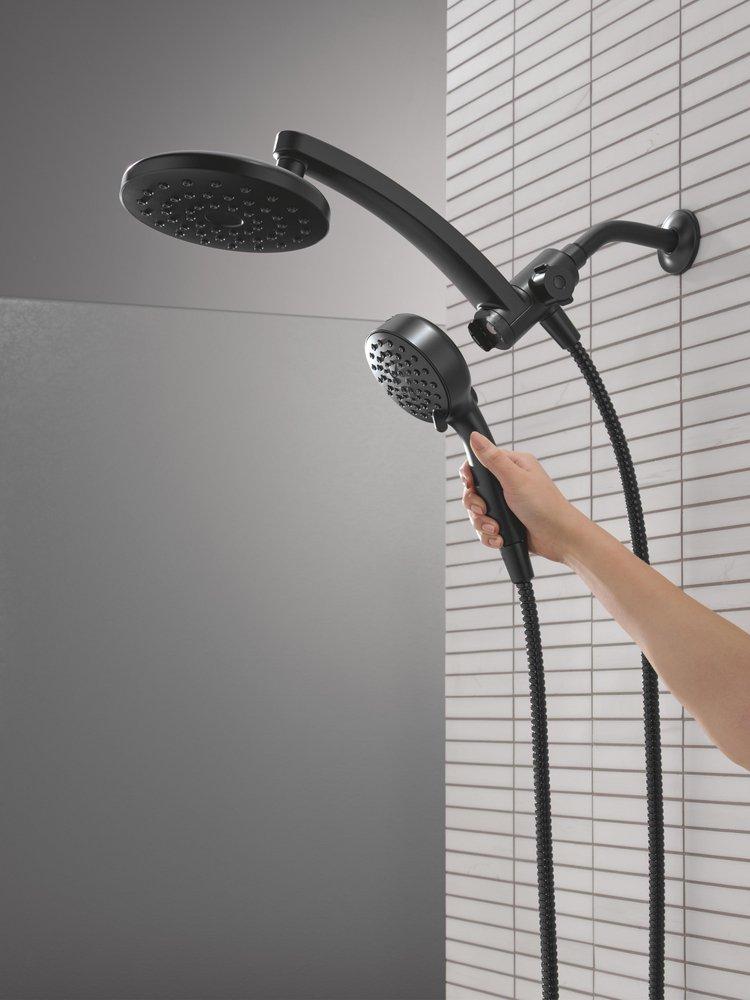 Multi Function Showerhead in Matte Black 
