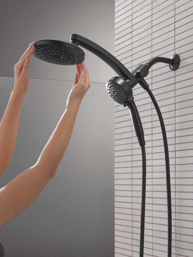 Multi Function Showerhead in Matte Black 
