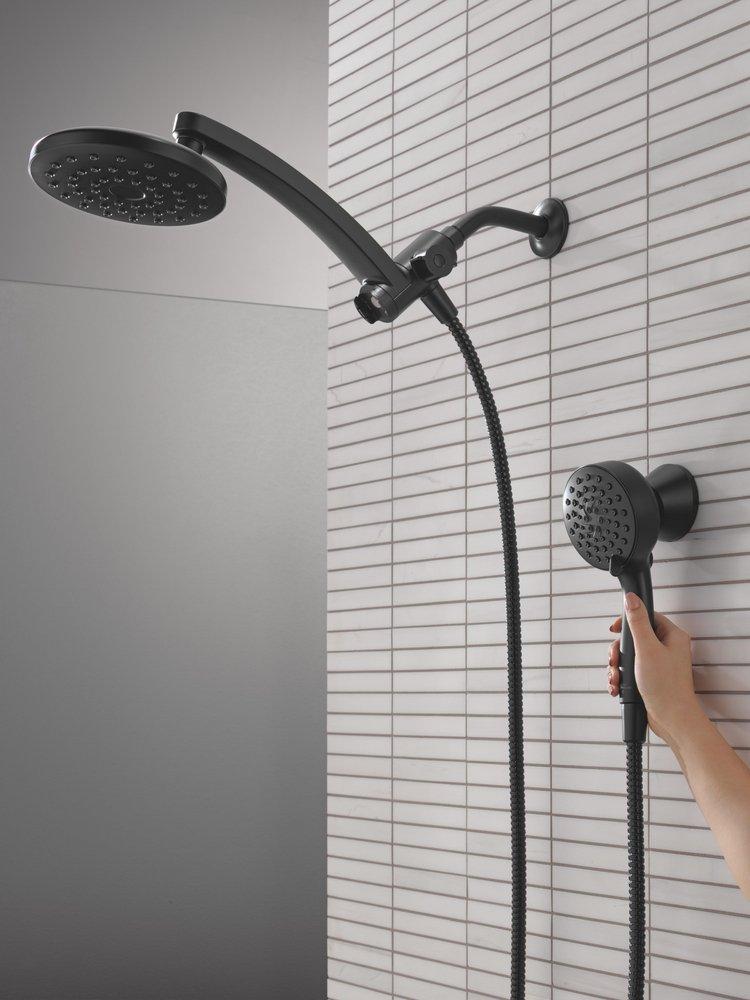 Multi Function Showerhead in Matte Black 