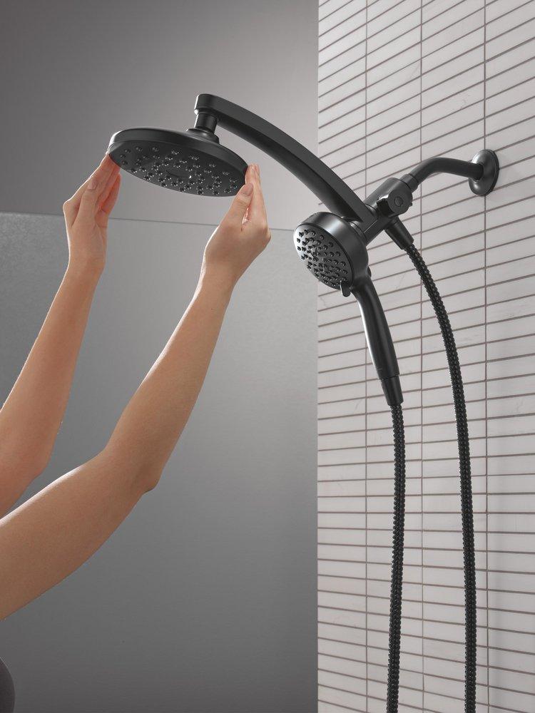 Multi Function Showerhead in Matte Black 