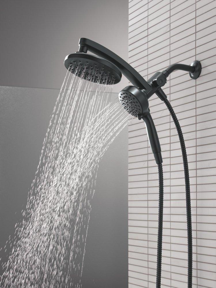Multi Function Showerhead in Matte Black 