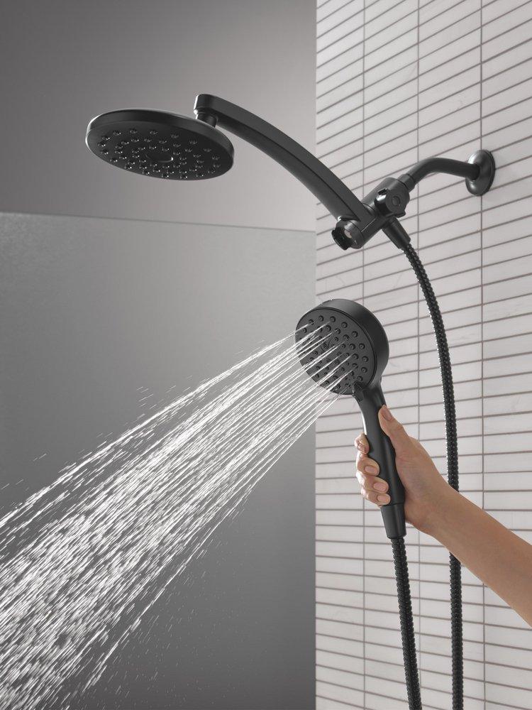 Multi Function Showerhead in Matte Black 