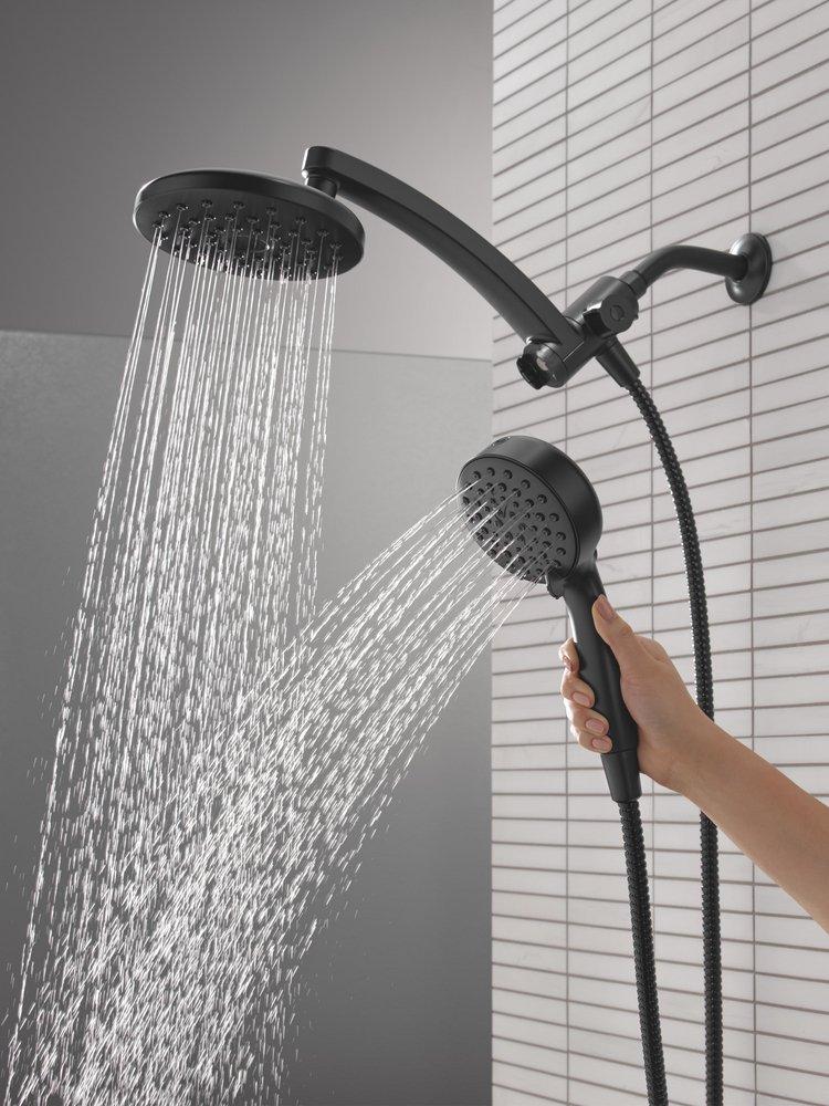 Multi Function Showerhead in Matte Black 